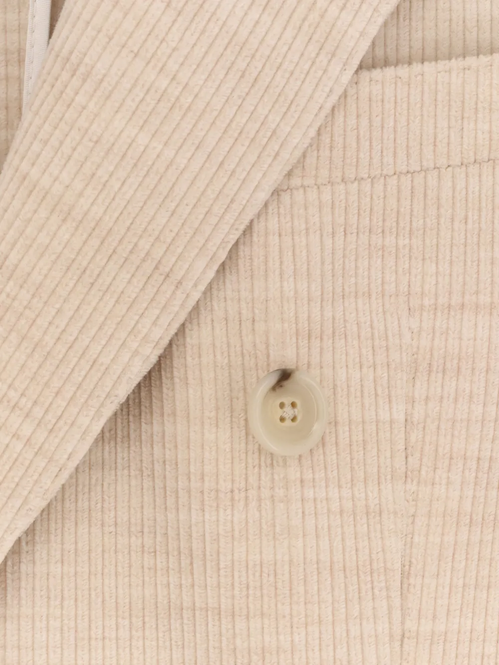 BOSS Heston blazer met dubbele rij knopen en gekerfde revers Beige