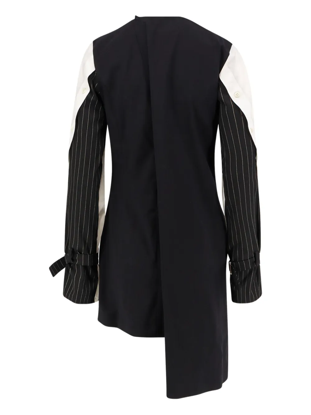 Ixos Asymmetric-hem Mini Dress In Black