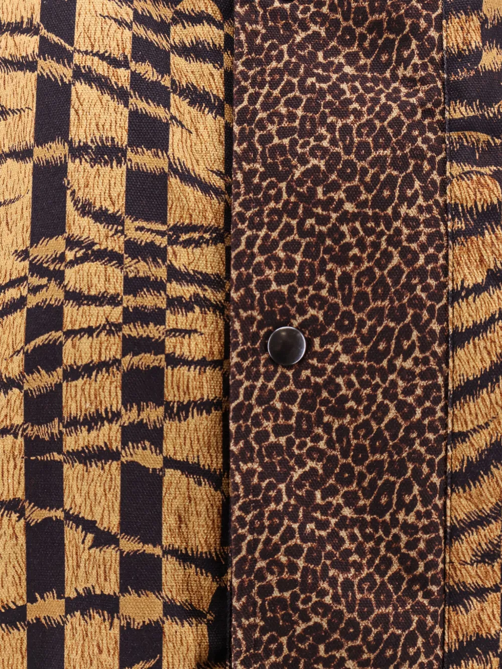 Pierre-Louis Mascia Estro jas met klepzak en capuchon Bruin