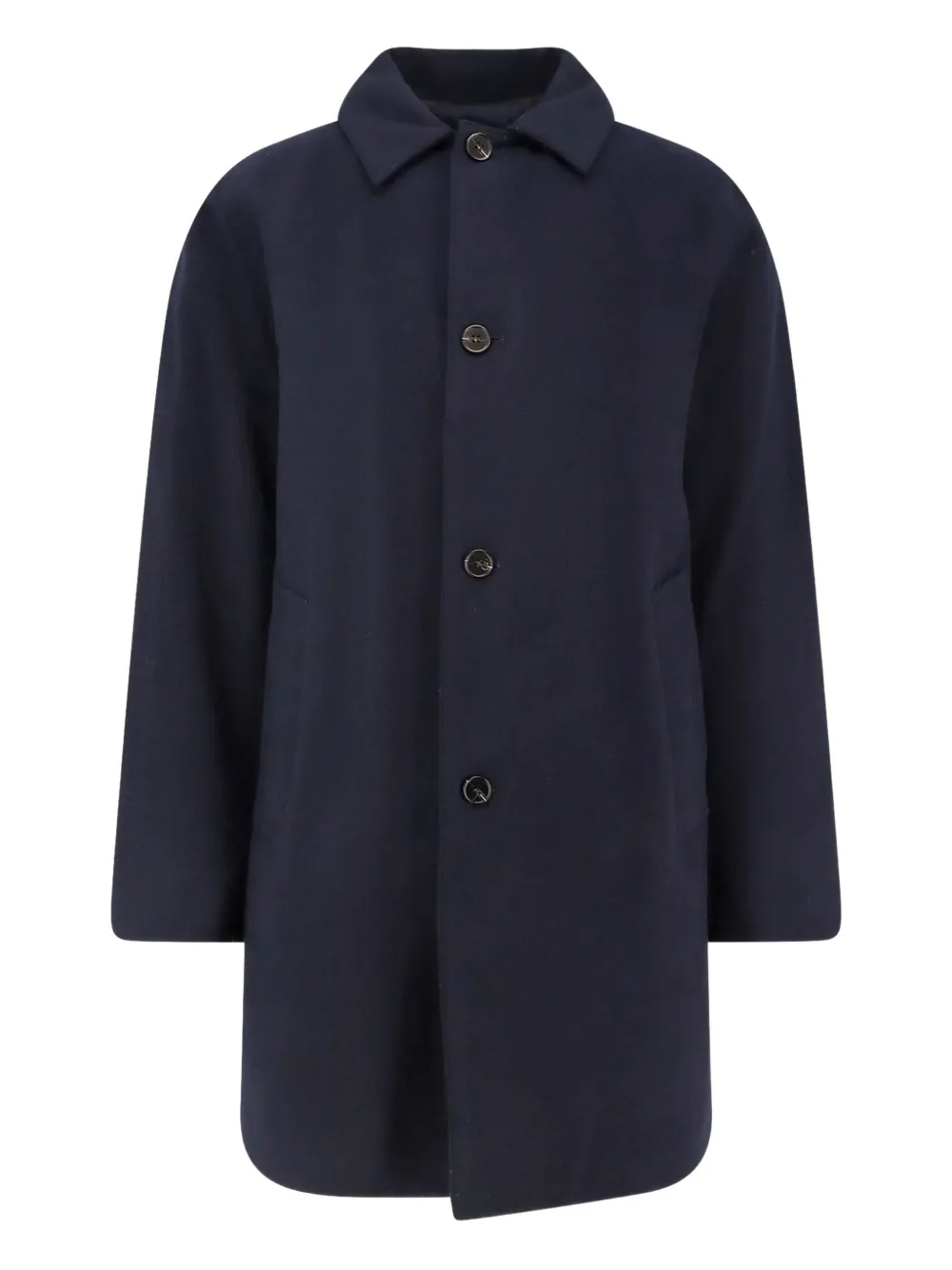 Paltò Cantuccio Felt Wool Blend Coat In Blue