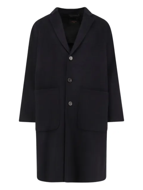 Paltò maxi-pocket single-breasted coat