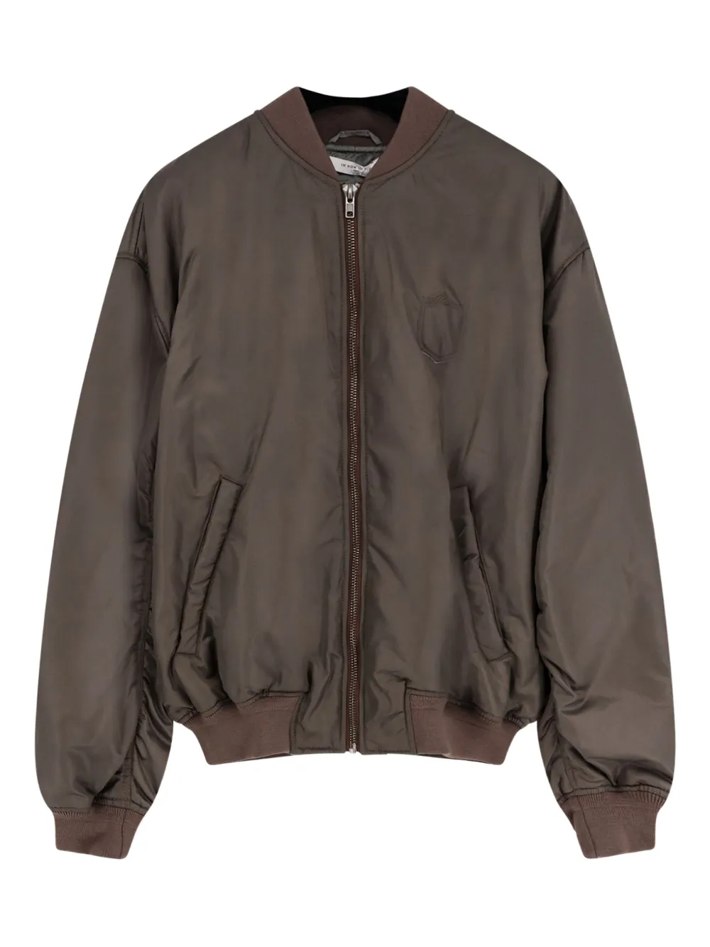 Ih Nom Uh Nit number-detail bomber jacket | Green | Image 1