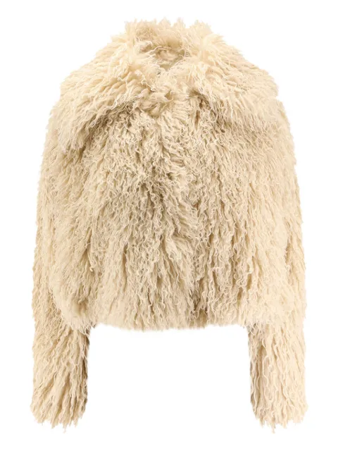 BOSS faux-fur jacket