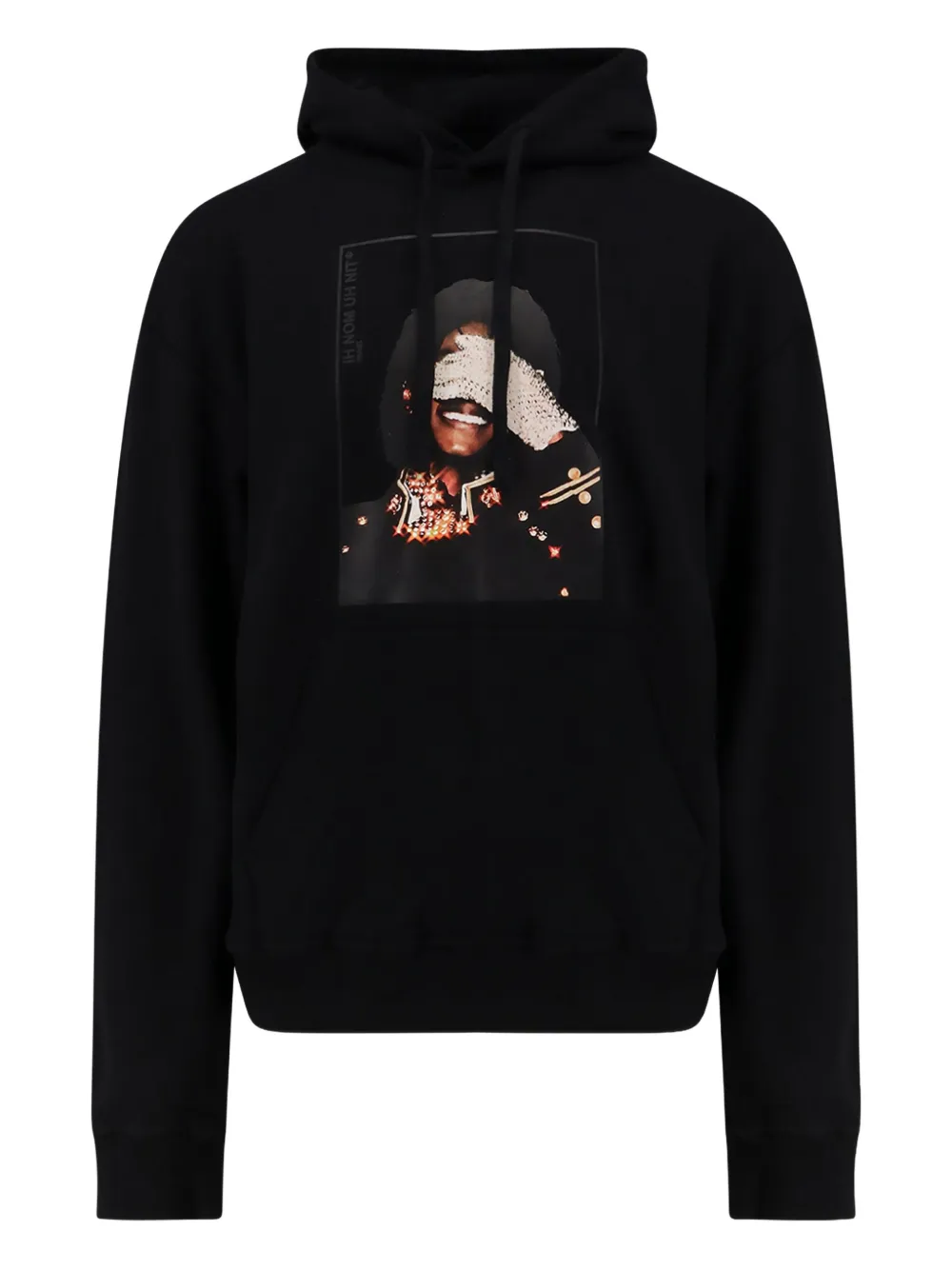 Ih Nom Uh Nit graphic-print hoodie | negro | Image 1