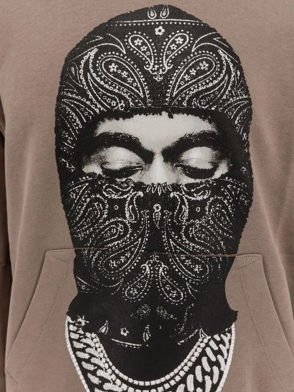 Ih Nom Uh Nit Hooded Sweatshirt Featuring Graphic Print In Brown