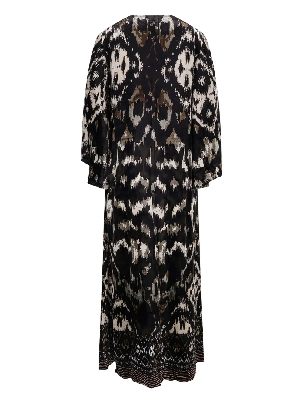 Pierre-Louis Mascia Kandox wide-sleeved dress - Zwart