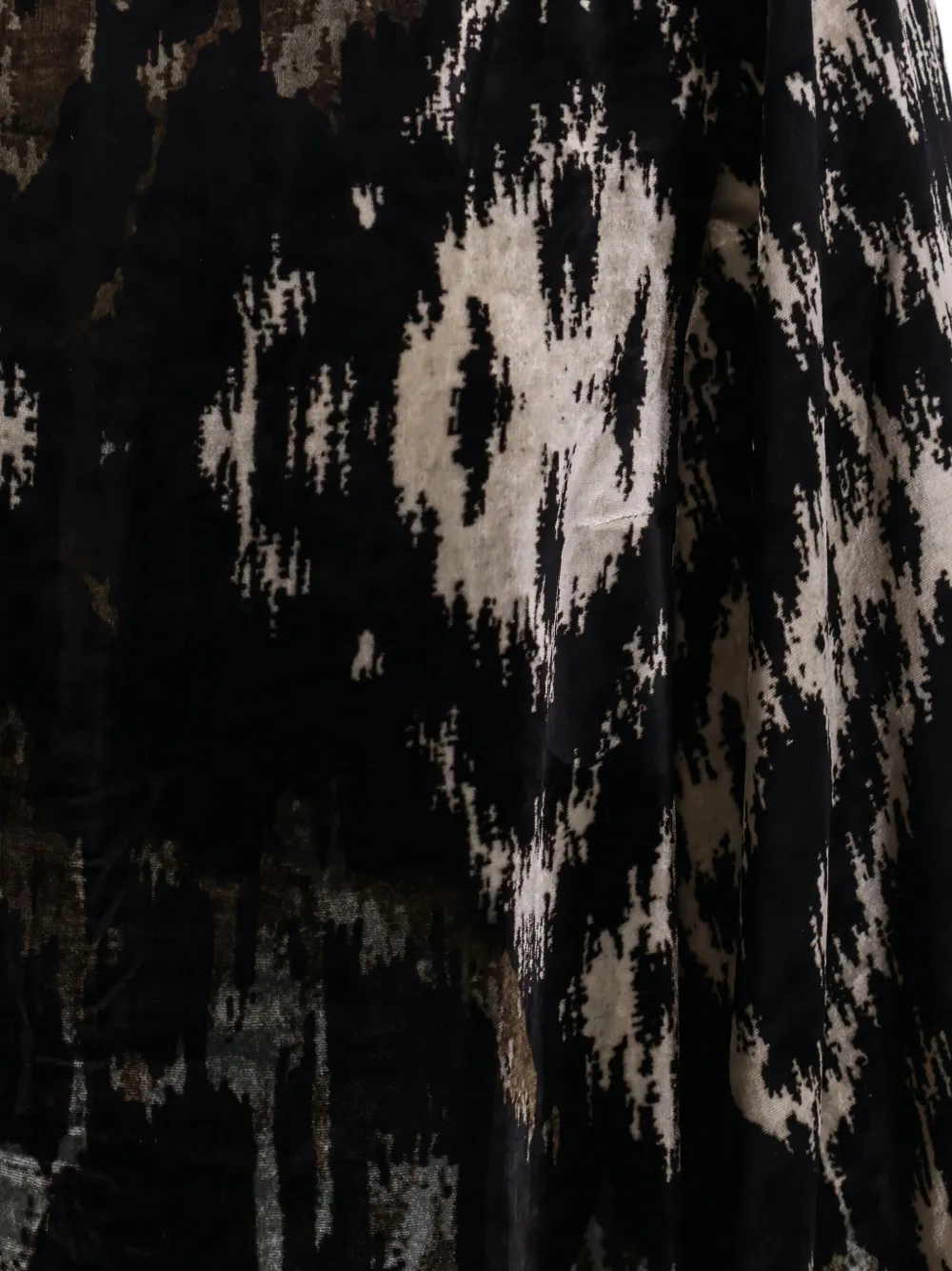 Pierre-Louis Mascia Kandox jurk met wijde mouwen Zwart