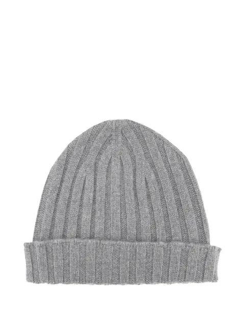 Filippo De Laurentiis cashmere ribbed beanie