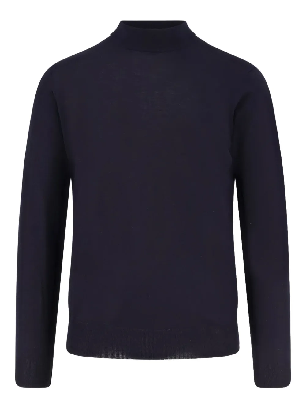 Filippo De Laurentiis Merino Wool Turtleneck Sweater In Black