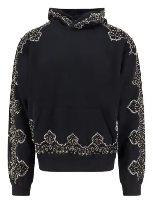 Saint Laurent ハーフジップ パーカー | ブラック | FARFETCH JP