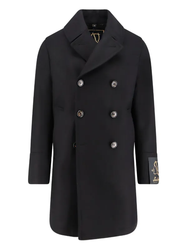 SEALUP ダブルブレスト トレンチコート Sealup ダブルコート | ブラック | FARFETCH JP