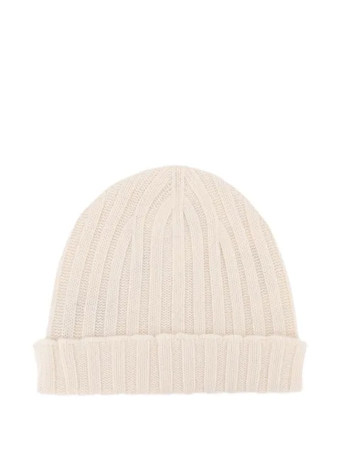 Filippo De Laurentiis cashmere ribbed beanie