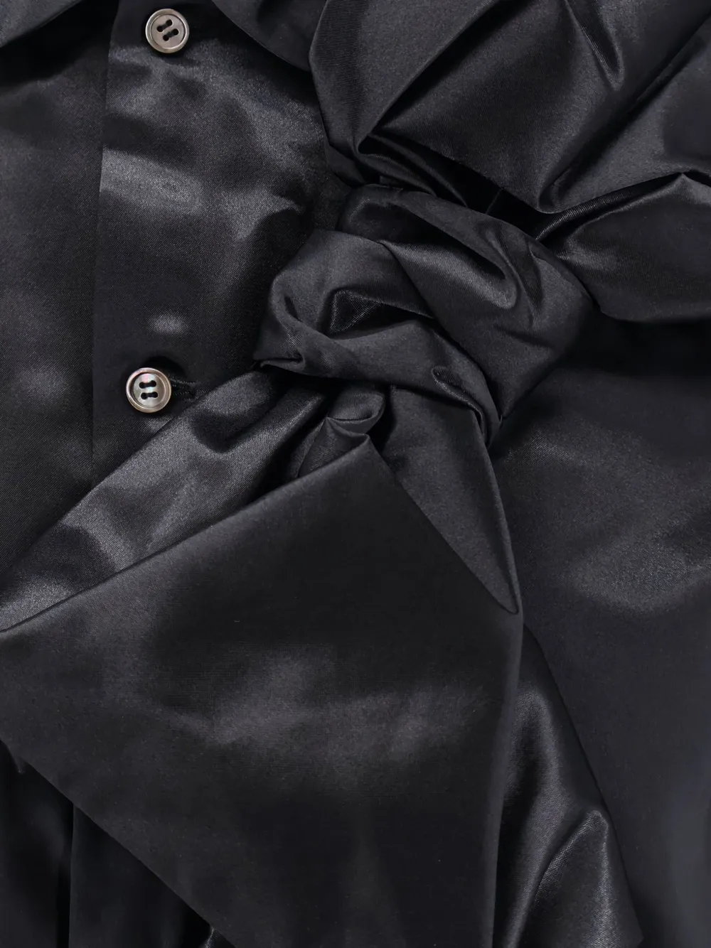 Comme Des Garçons Play Bow-detail Shirt In Black