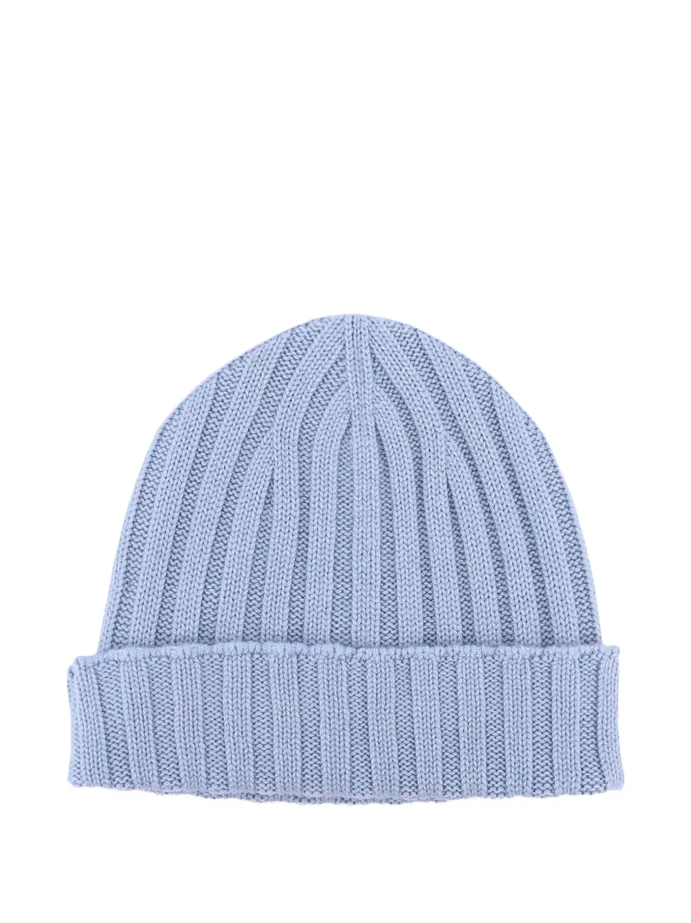 Filippo De Laurentiis cashmere ribbed beanie - Blauw