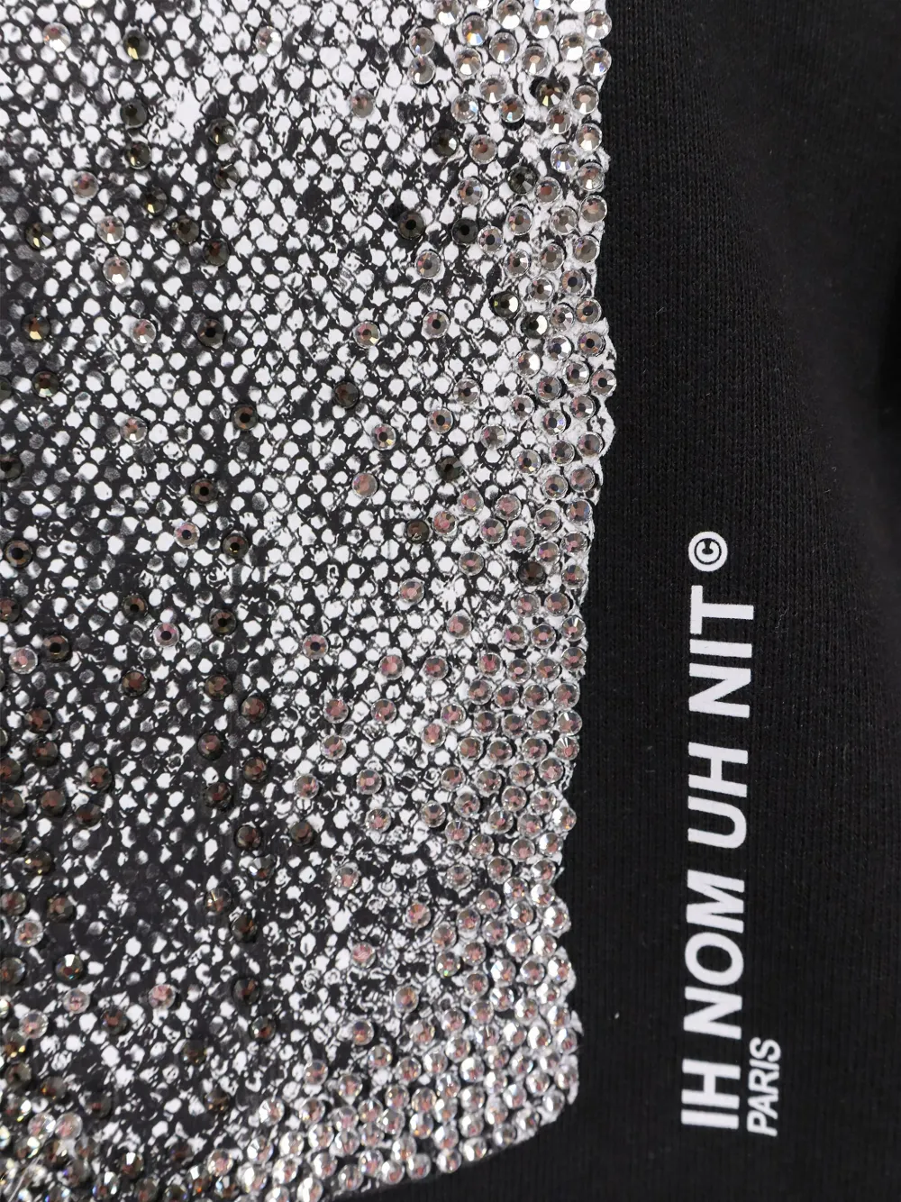 Ih Nom Uh Nit Diamond Glove Hoodie In Black