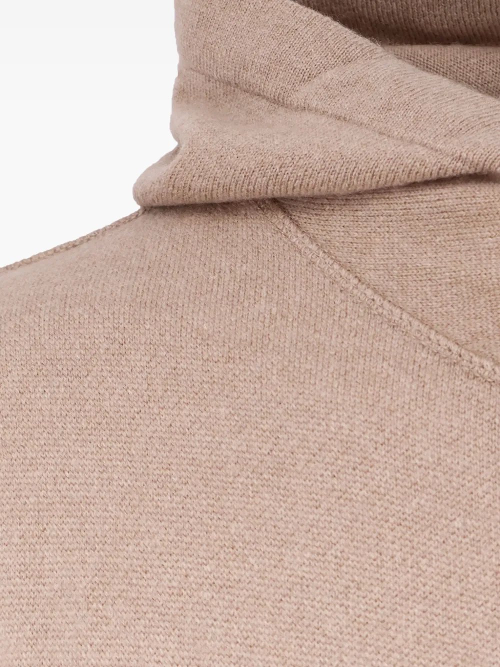 Filippo De Laurentiis Zip-up Drawstring Hoodie In Nude