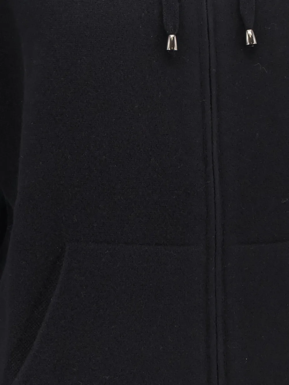 Filippo De Laurentiis Zip-fastening Hoodie In Black