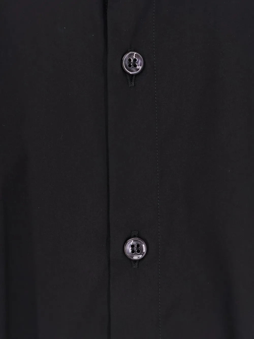 Giorgio Armani Overhemd van katoenblend Zwart