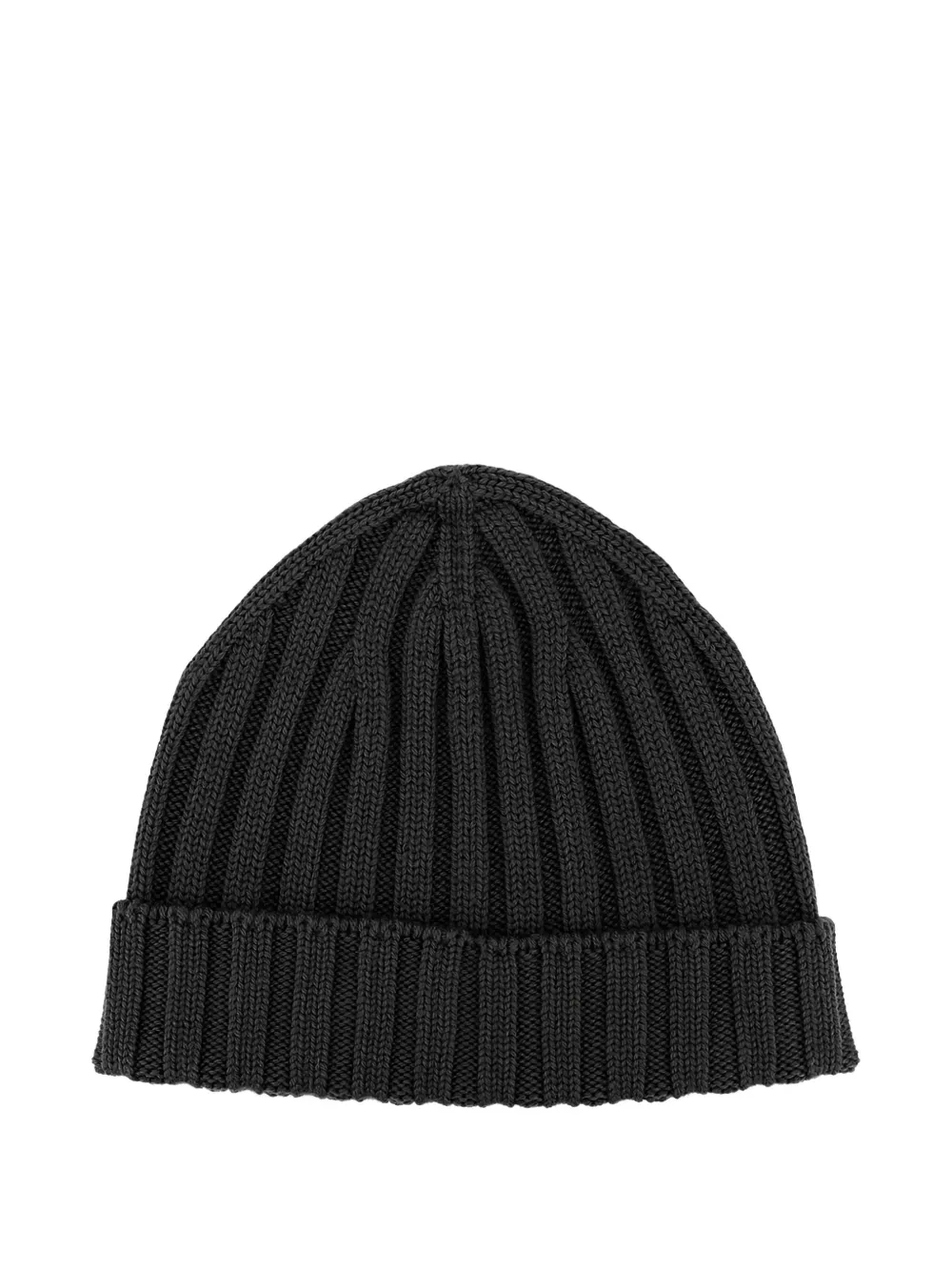 Filippo De Laurentiis ribbed-knit beanie hat - Zwart