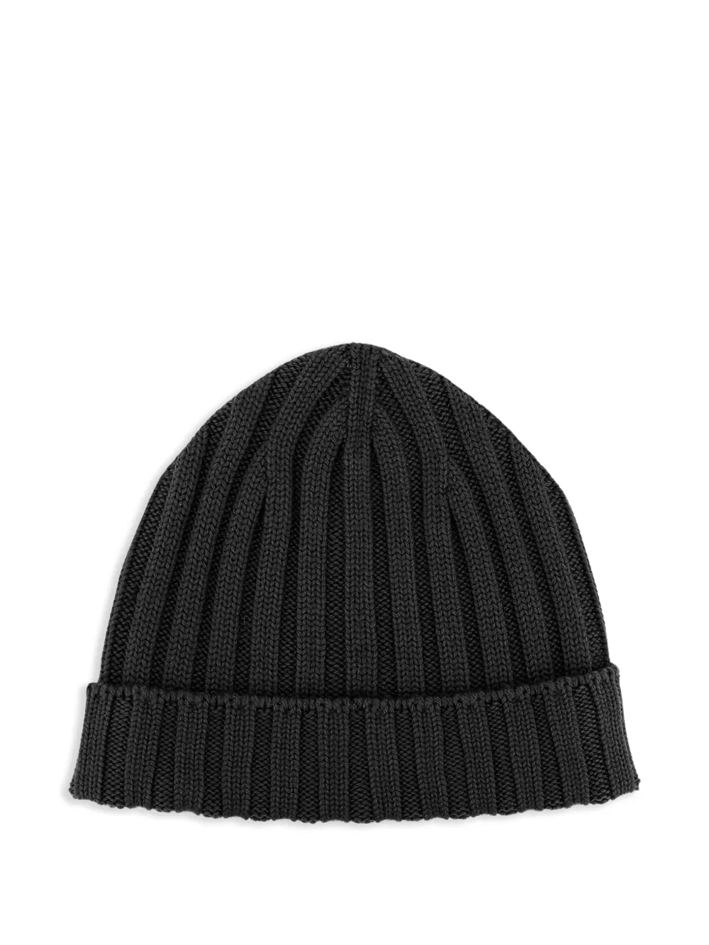 Filippo De Laurentiis ribbed-knit beanie hat | Black | Image 1