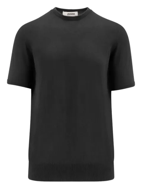 ALPHA STUDIO playera con cuello redondo
