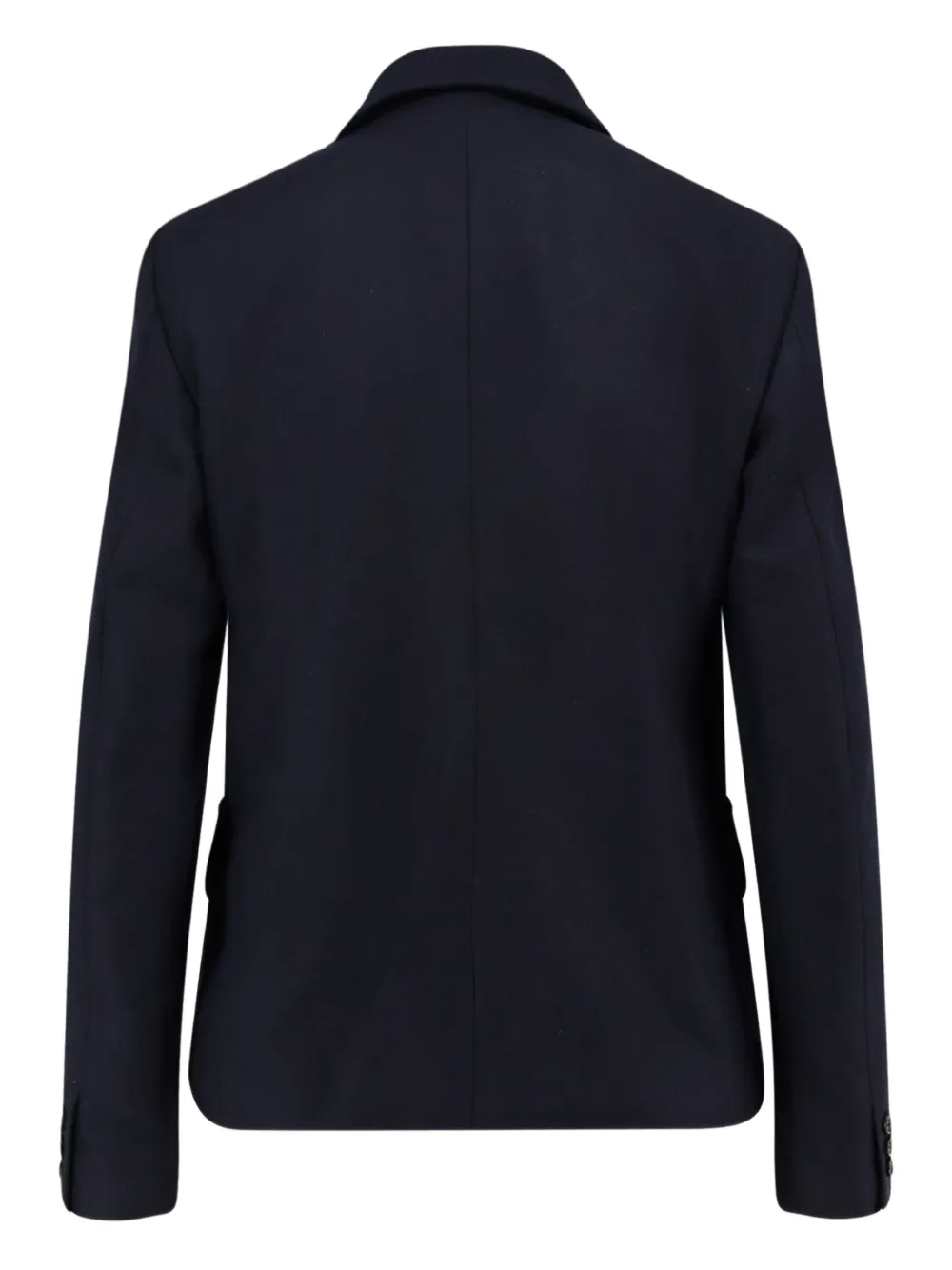 Comme Des Garçons Play Flap-pocket Wool Blazer In Blue
