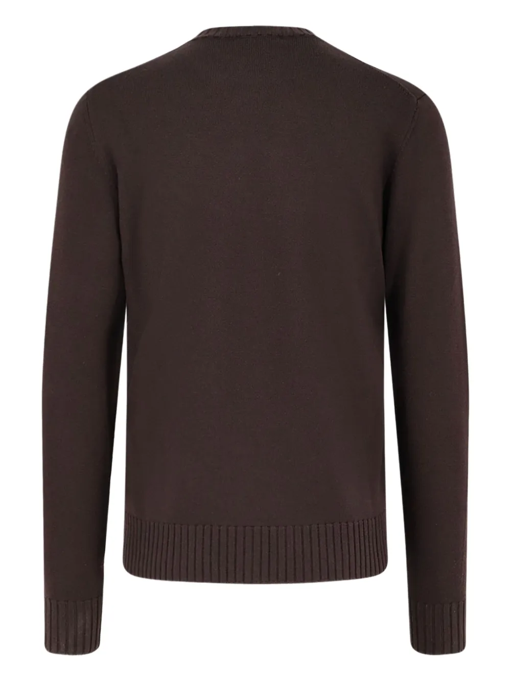 Filippo De Laurentiis Crew-neck Sweater In Brown