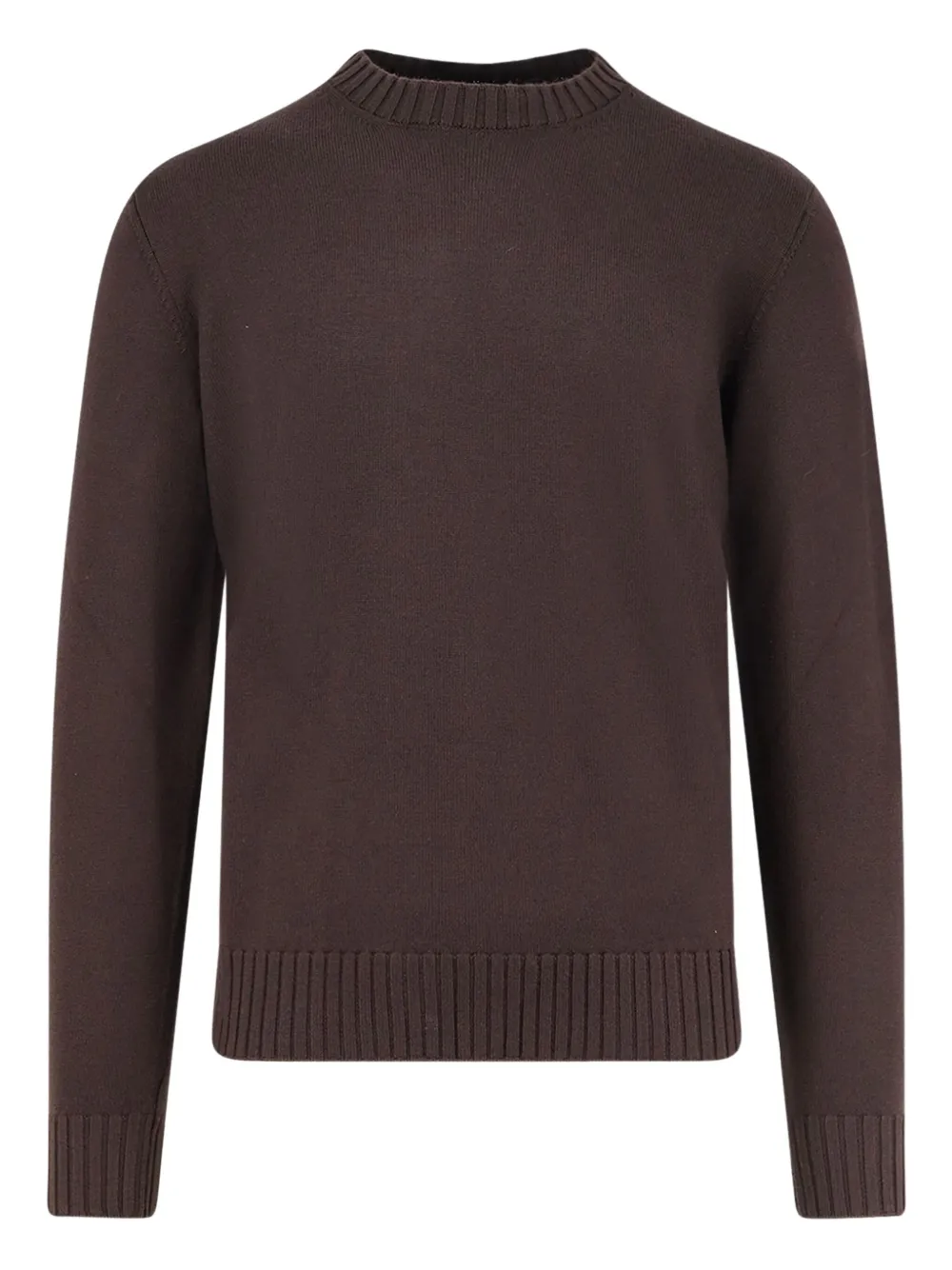 Filippo De Laurentiis Crew-neck Sweater In Brown