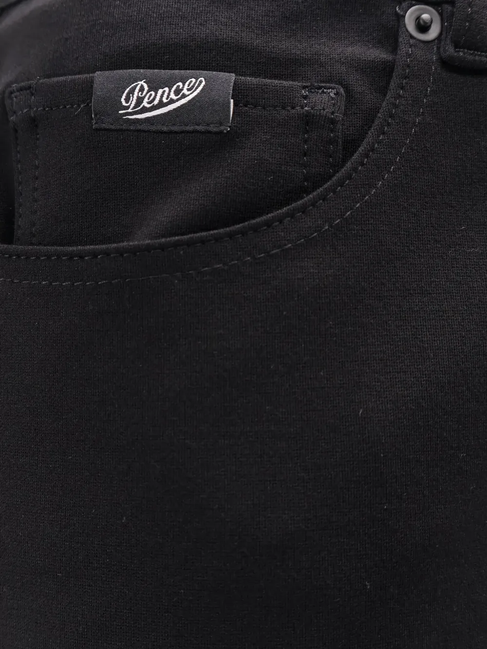 Pence Rico Viscose Blend Trousers In Black