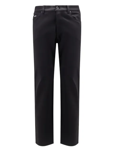 Pence logo-patch trousers