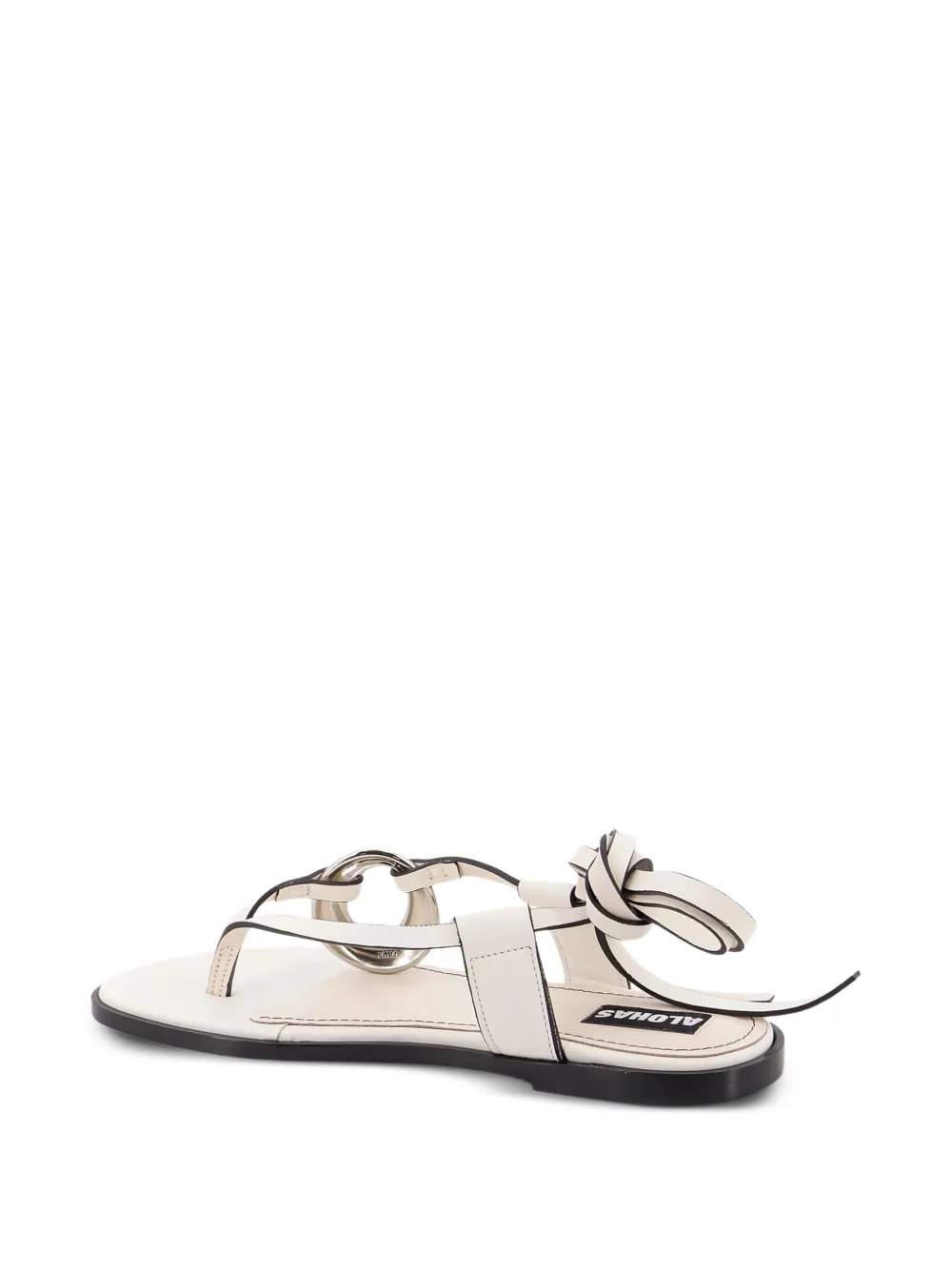 ALOHAS Leren sandalen Beige
