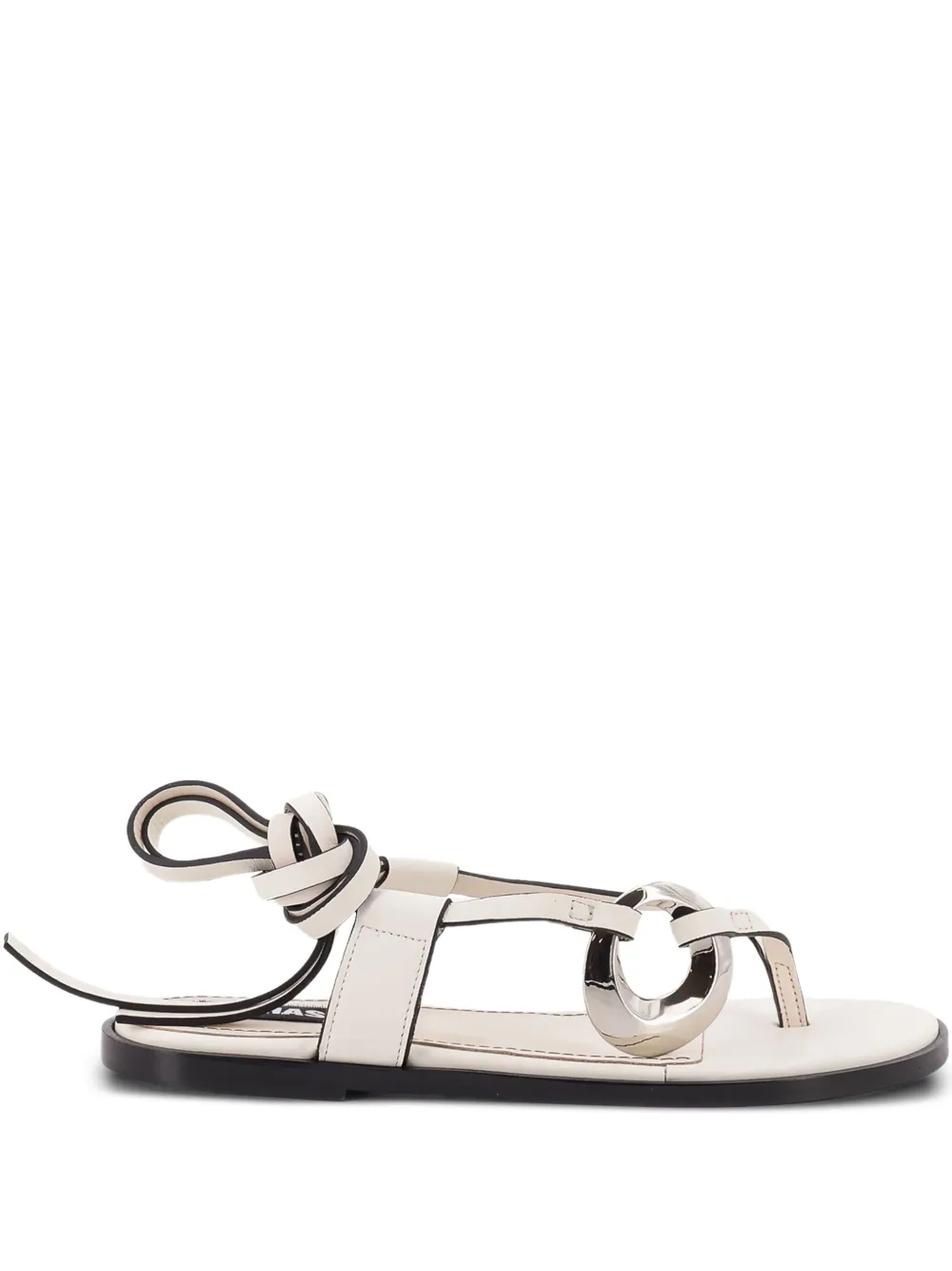 ALOHAS Leren sandalen Beige