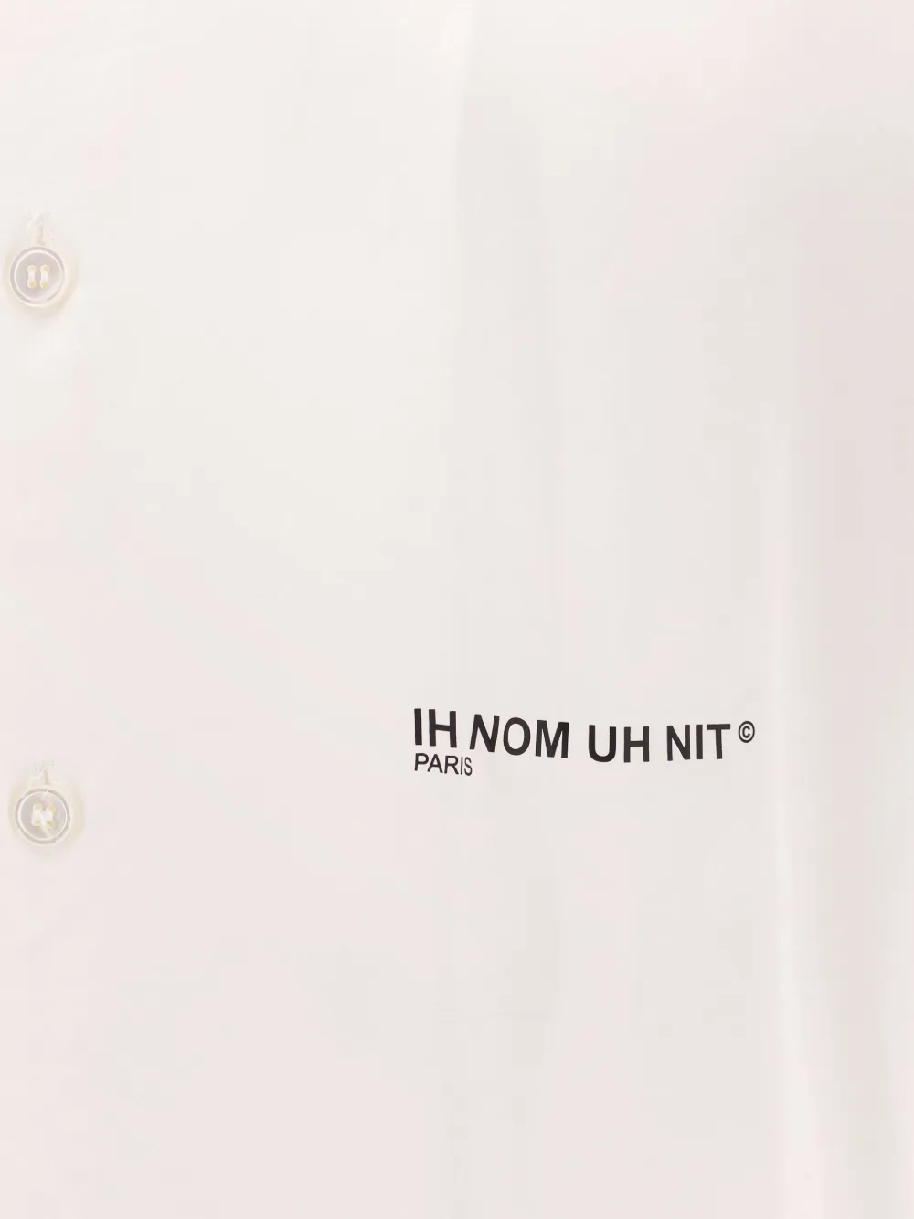 Ih Nom Uh Nit Overhemd met korte mouwen Wit