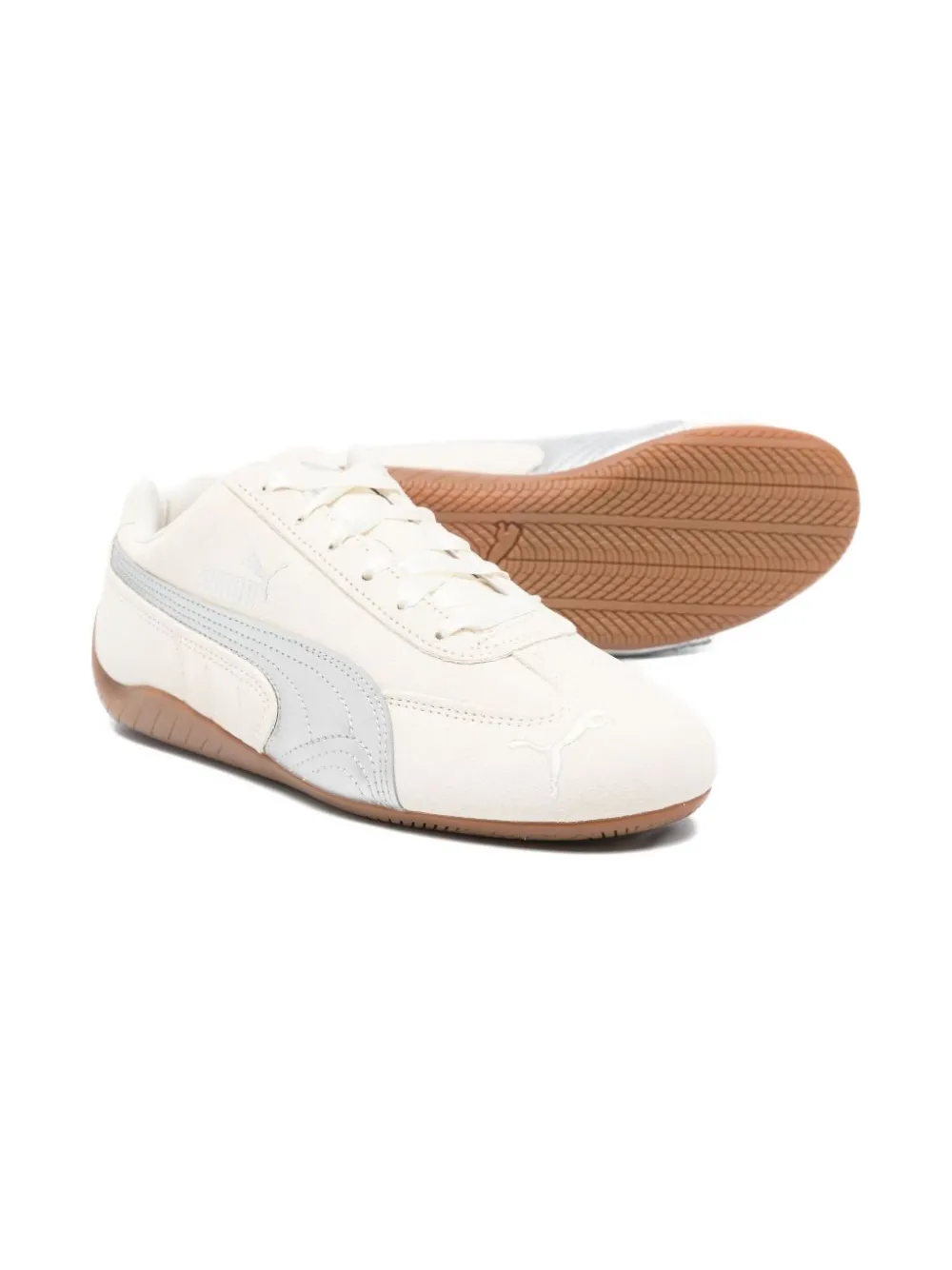 Puma Kids logo sneakers - Beige