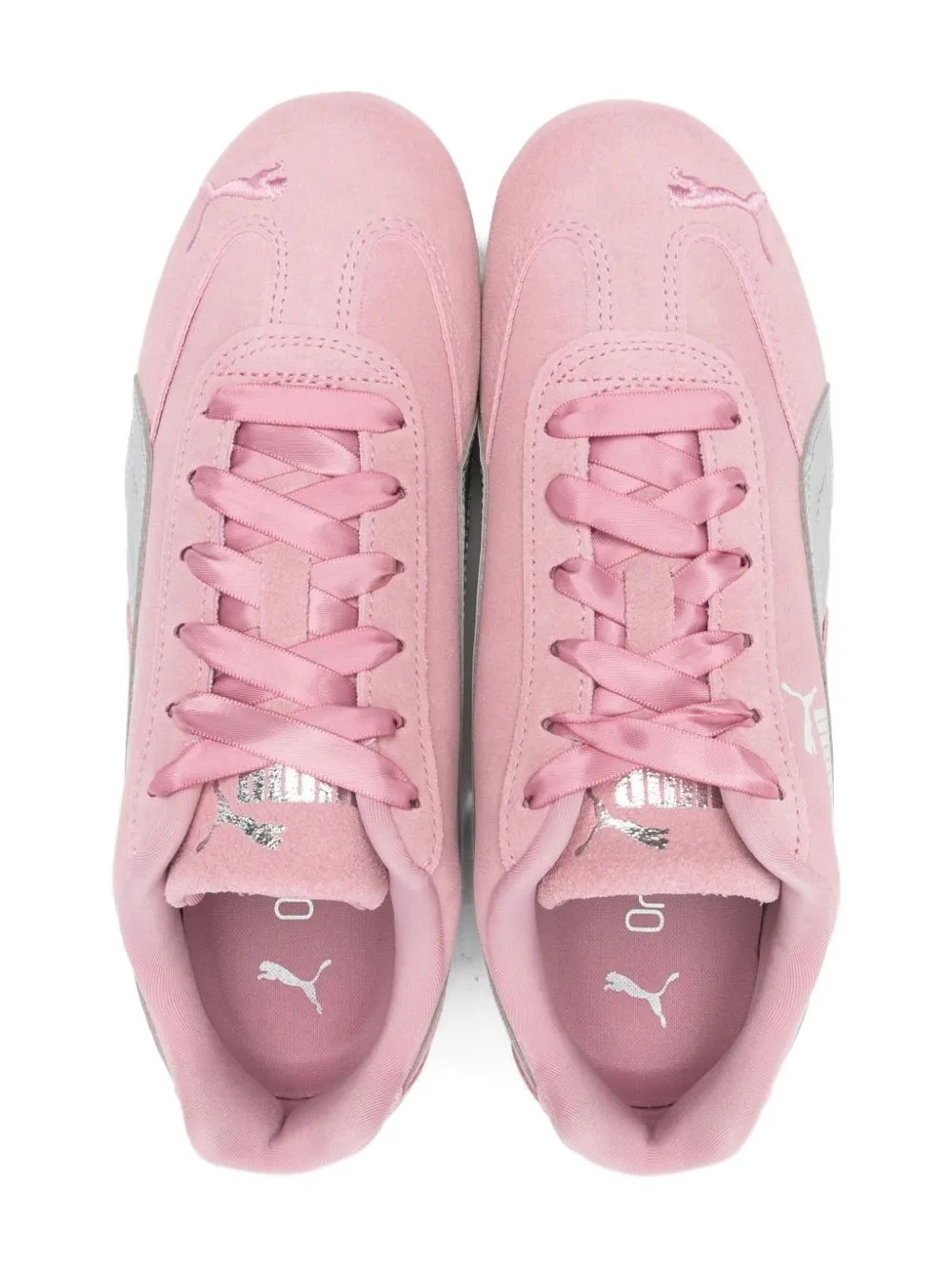 Puma Kids logo sneakers Roze