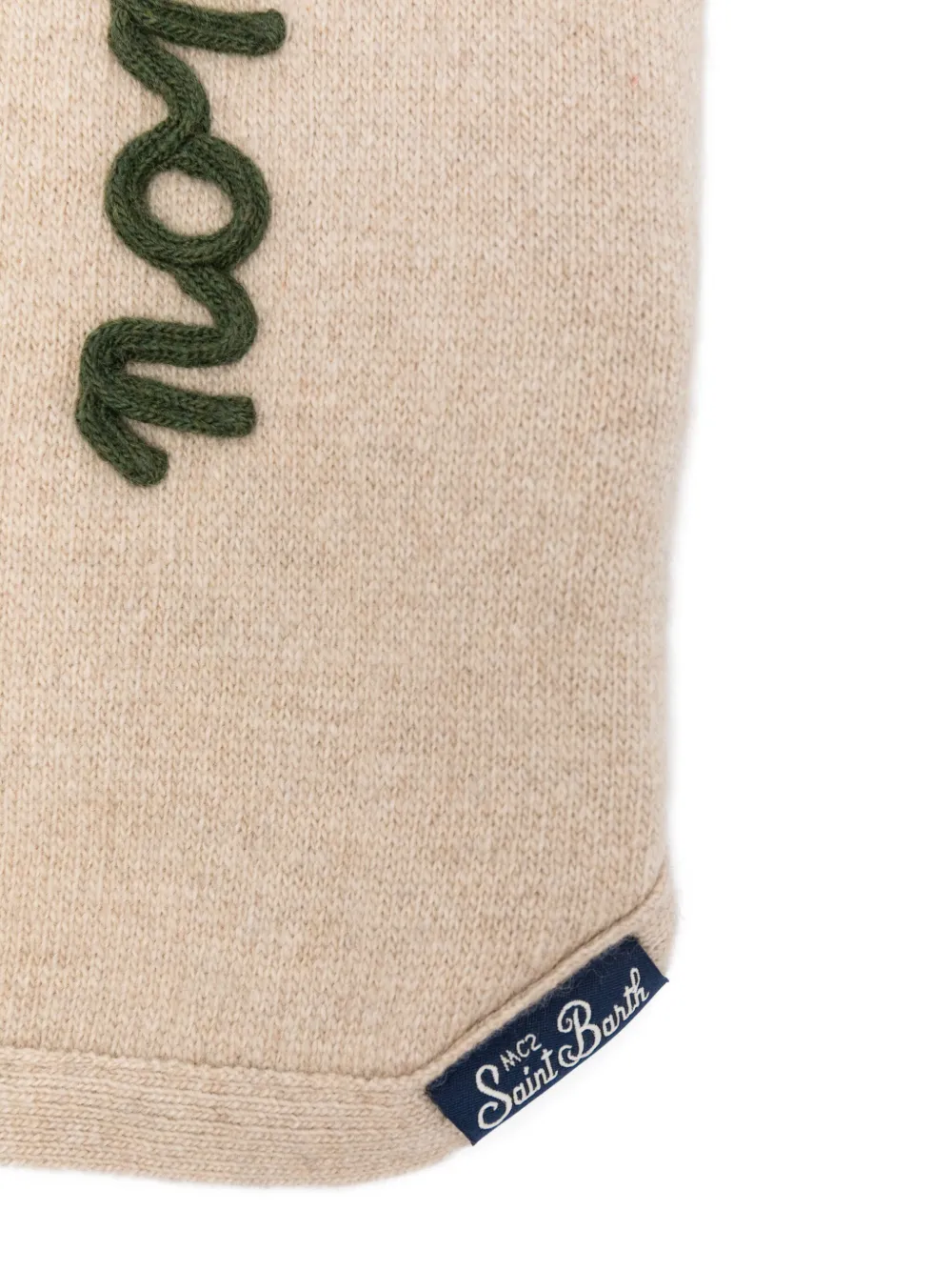 Mc2 Saint Barth Embroidered Pet Accessory In Neutral