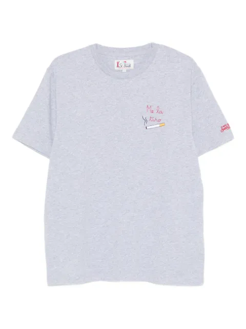 MC2 Saint Barth cigarette-embroidered T-shirt