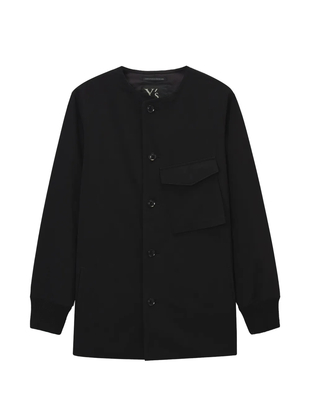 Y's buttoned chest-pocket jacket - Nero