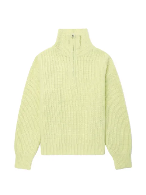 rag & bone half-zip ribbed sweater