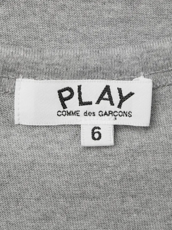Comme Des Garçons Play Kids ハートグラフィック Tシャツ | グレー
