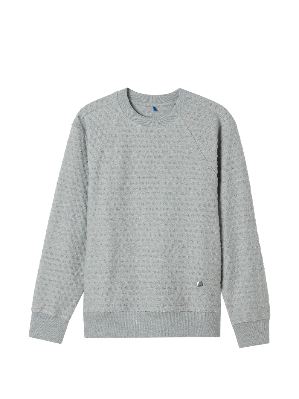 Ader Error Meadow Textured Sweatshirt In Gray