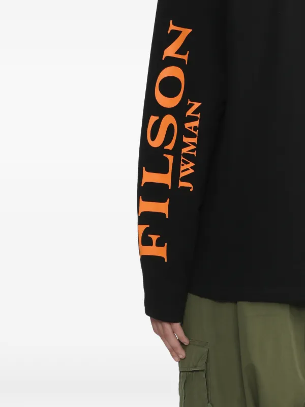 Junya Watanabe MAN ロゴ ロングTシャツ | ブラック | FARFETCH JP