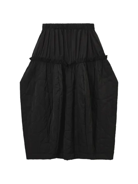 Enföld ruffled quilted skirt