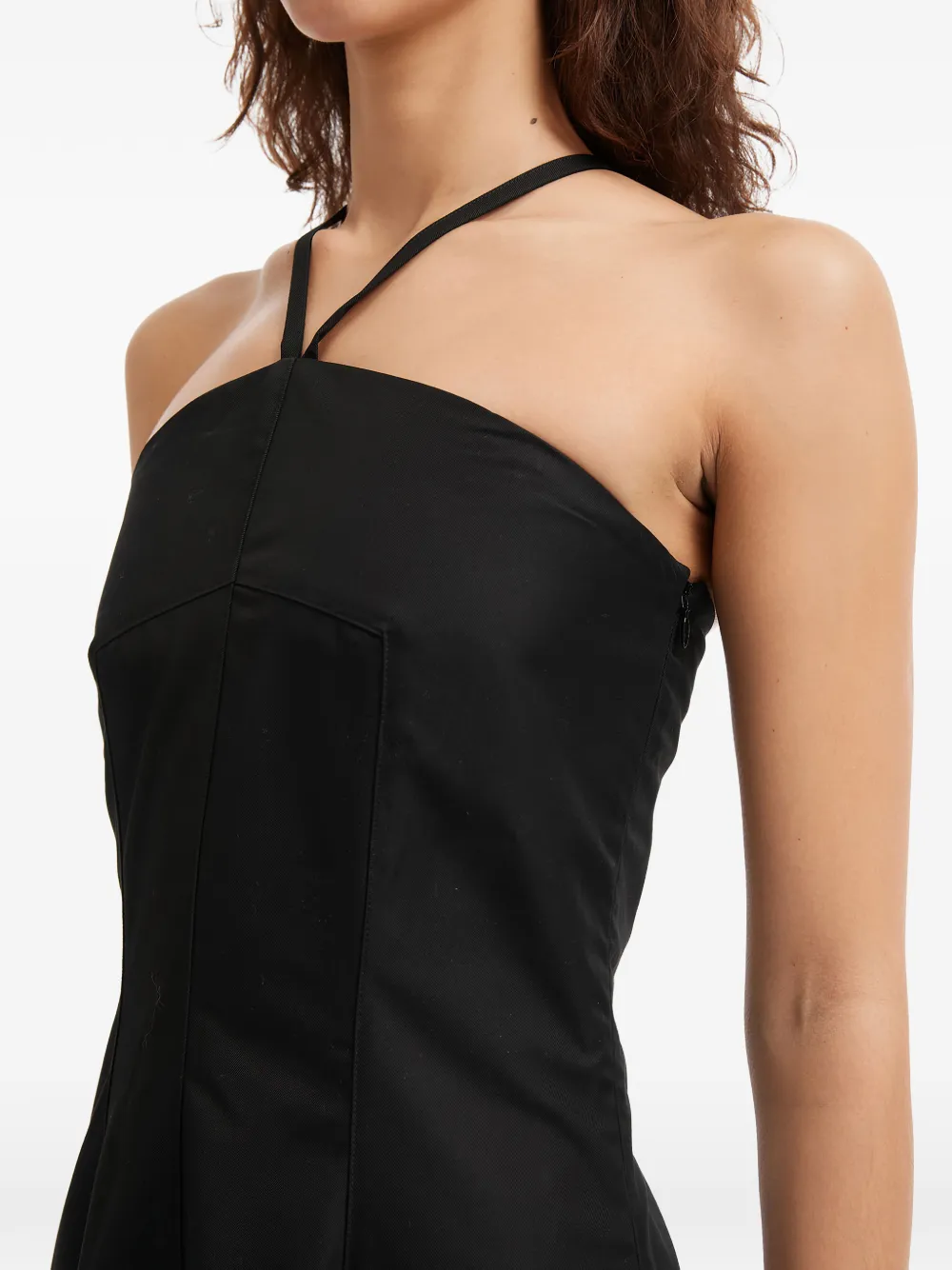 crossover strappy maxi dress