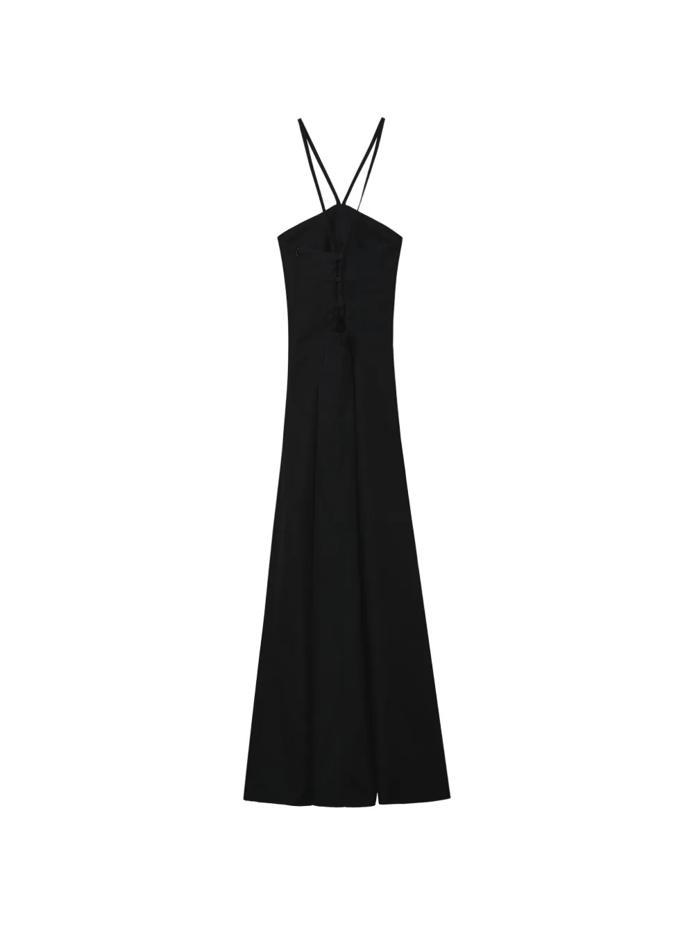 crossover strappy maxi dress