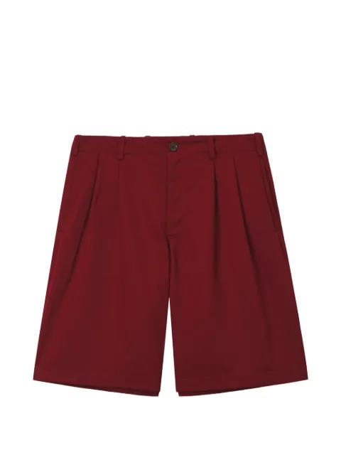 OUR LEGACY pleated twill shorts