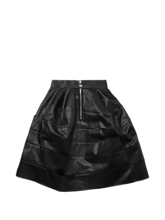 Comme Des Garçons TAO zip-fastening Midi Skirt | Black | FARFETCH HK