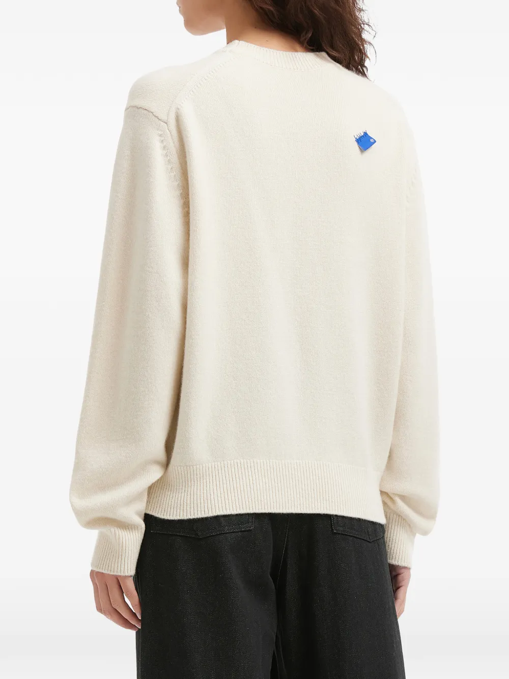 Ader Error Logo-patch Sweater In Neutral