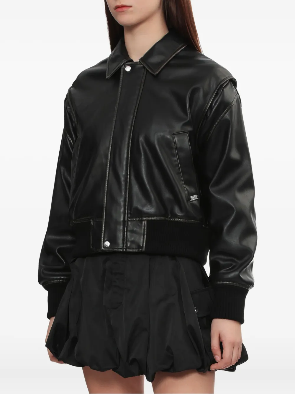 Bapy By *a Bathing Ape® Ribbed-trim Jacket In Black