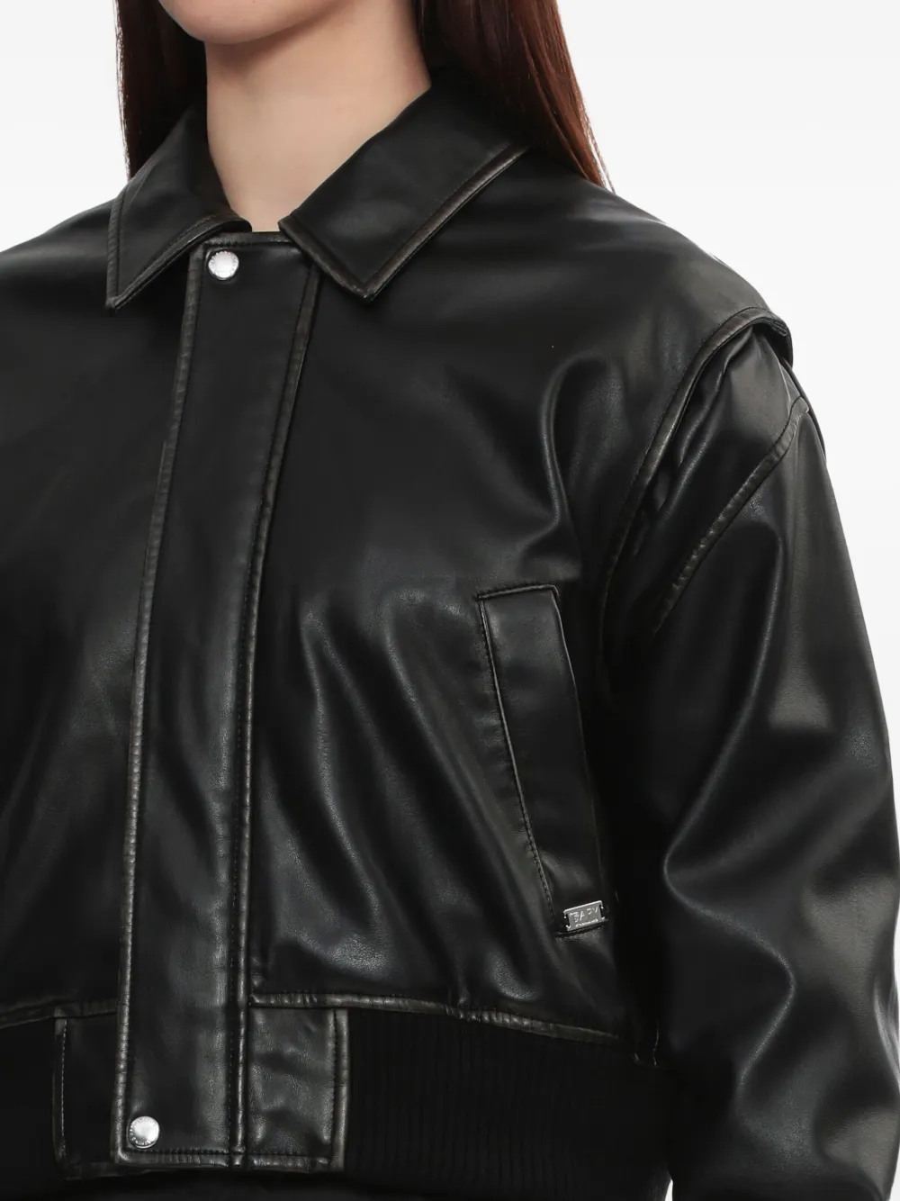 Bapy By *a Bathing Ape® Ribbed-trim Jacket In Black